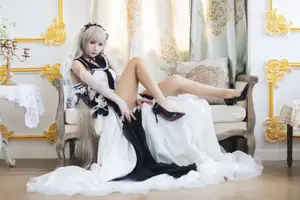 Coser Masaki Ya Qi stuns in Azur Lane Formidable dress a captivating portrayal of elegance and charm-24