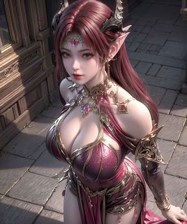 AI Generated: Enchanting Fantasy Warrior Princess (69P)-10