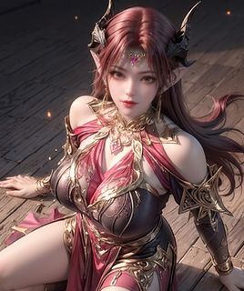 AI Generated: Enchanting Fantasy Warrior Princess (69P)-1