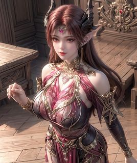 AI Generated: Enchanting Fantasy Warrior Princess (69P)-7