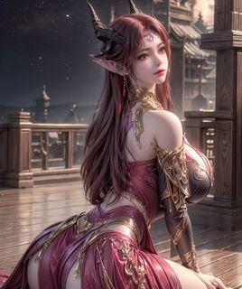 AI Generated: Enchanting Fantasy Warrior Princess (69P)-5