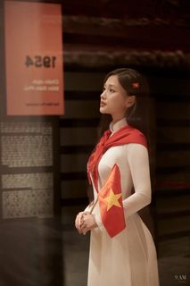 Graceful Vietnamese Woman in Traditional Ao Dai-2