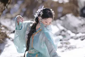 YiTuYu Vol.8542 Chi Yan Zai Zhe Li: Ethereal Beauty in Snow Discover Enchanting Art Language-11
