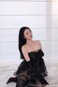 An Ran No.10363: Alluring Elegance, Chic Black Style-4