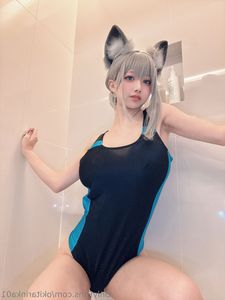 Coser Okita Rinka Blue Archive Swimsuit Cosplay 51P-22