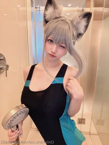 Coser Okita Rinka Blue Archive Swimsuit Cosplay 51P-32
