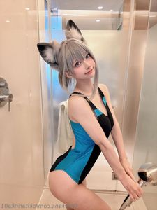 Coser Okita Rinka Blue Archive Swimsuit Cosplay 51P-45