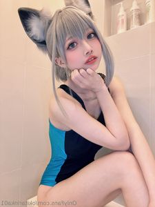 Coser Okita Rinka Blue Archive Swimsuit Cosplay 51P-16