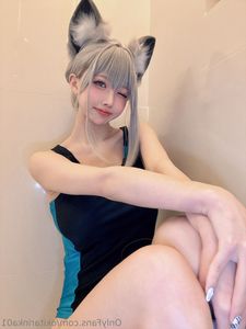 Coser Okita Rinka Blue Archive Swimsuit Cosplay 51P-17