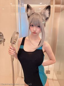 Coser Okita Rinka Blue Archive Swimsuit Cosplay 51P-20