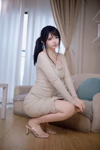 Coser Feng Mao Ss: Captivating &#34;Goodnight&#34; charm on the sofa-7