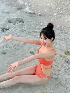 Bikini Goddess Flaunts Stunning Figure on Radiant Summer Beach-7