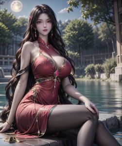 AI Generated Throne of Seal: Ye Weiyang's Mystical Beauty Under Moonlight Part01-0022-14