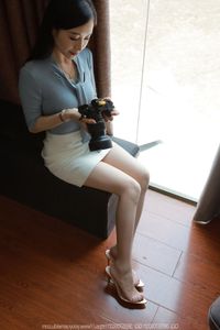 Elegant Secretary: Chinese Model Xiao Jie SXJ No.2046. Professional Chic & Alluring Style.-2