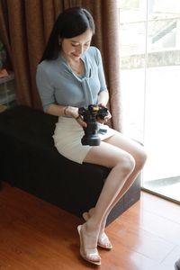 Elegant Secretary: Chinese Model Xiao Jie SXJ No.2046. Professional Chic & Alluring Style.-8
