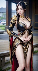 AI Generated Female Warrior: Majestic Web Game Style - Part03-6