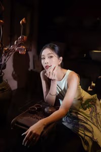 VGU No.4: Alluring Asian Beauty, Captivating Aura in a Classic Pottery Setting-0