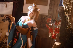 Coser Yuyuan Yuko as Genshin Impact's Hina: Ethereal Beauty Captivates Viewers (16P)-1