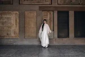 Elegant East Asian Beauty: Gentle Charm in Pristine Classic Attire 17639710-11