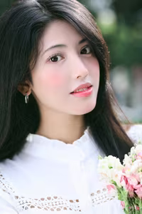 VGU No.58: Elegant Beauty of a Vietnamese Girl: Gentle, Pristine Smile in Sunlight.-18