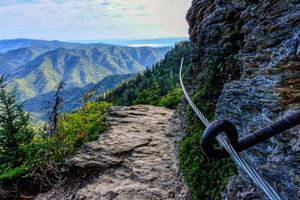 Explore Great Smoky Mountains National Park Majestic Appalachian Trail amidst US Mountain Scenery-1